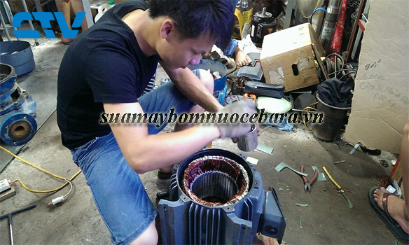 Sửa máy bơm trục ngang Ebara