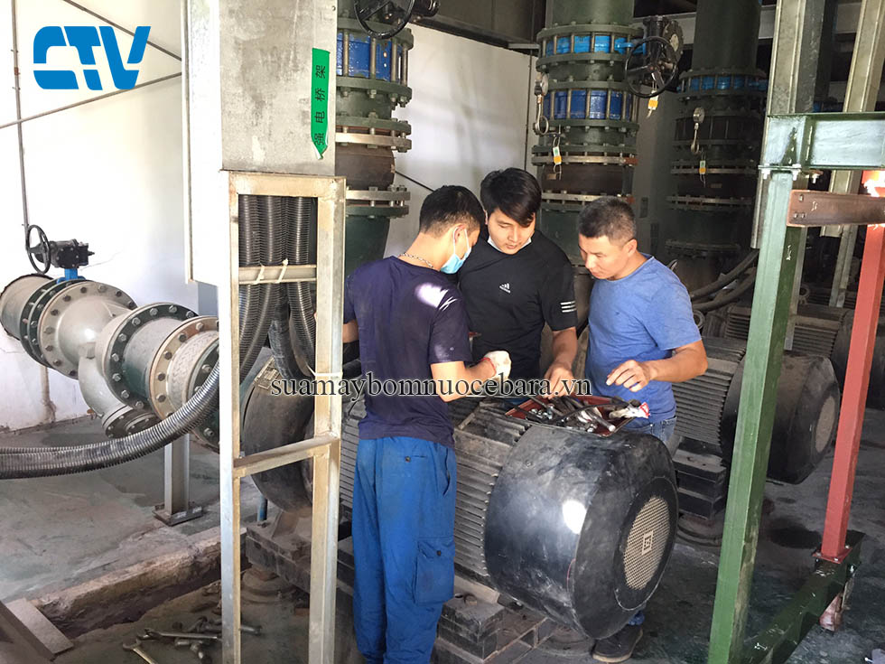 Bảo dưỡng, bảo trì máy bơm, hệ thống máy bơm khu công nghiệp.