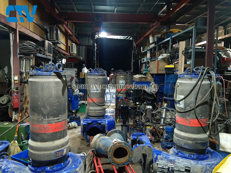 Sửa bơm chìm nước thải chất lượng, giá rẻ tại miền Bắc