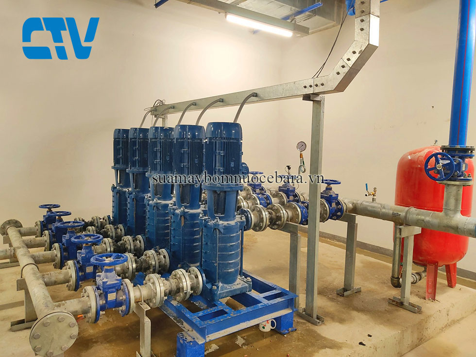 Sửa bơm đa tầng cánh Pentax MSV/MSH bị hỏng ruột buồng bơm