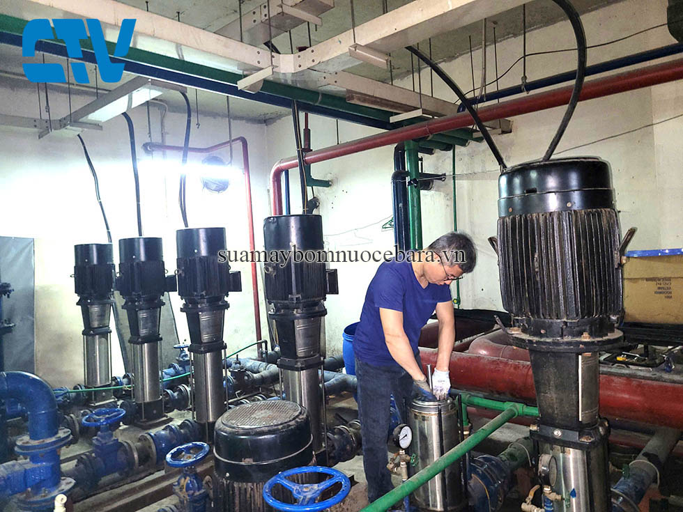 Sửa chữa máy bơm trục đứng Ebara tại Hà Nội uy tín, giá tốt