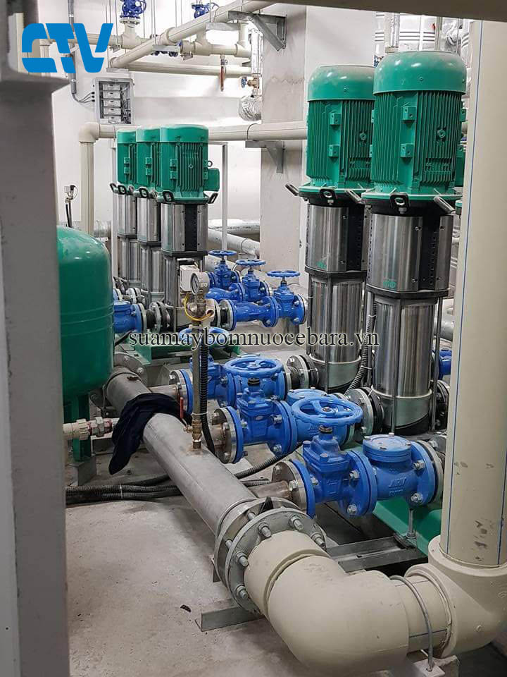 Sửa máy bơm trục đứng Wilo nhanh chóng, chuyên nghiệp