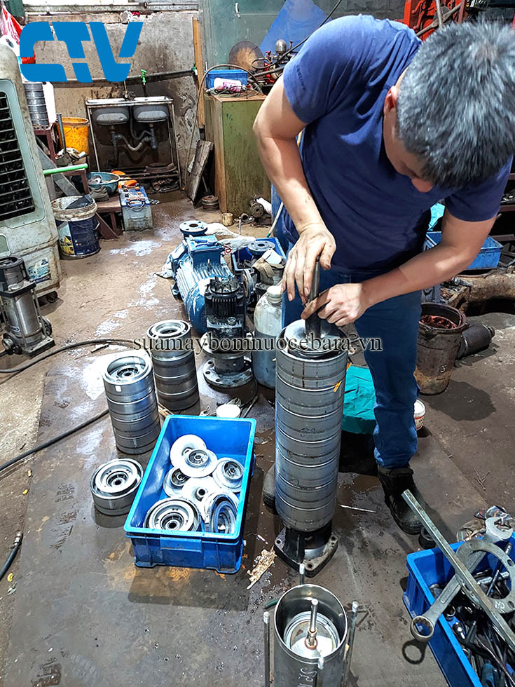 Thay cánh bơm trục đứng công nghiệp uy tín, chất lượng