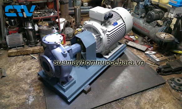 Sửa máy bơm nước công nghiệp Ebara chạy không lên nước