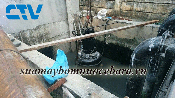 Lắp đặt bơm chìm xử lý thoát nước thải