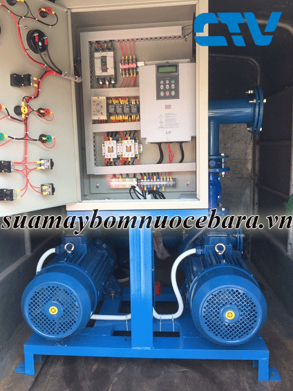 Hệ thống đa bơm tăng áp có lắp đặt biến tần