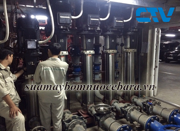 Hệ thống máy bơm nước cho các tòa nhà cao tầng