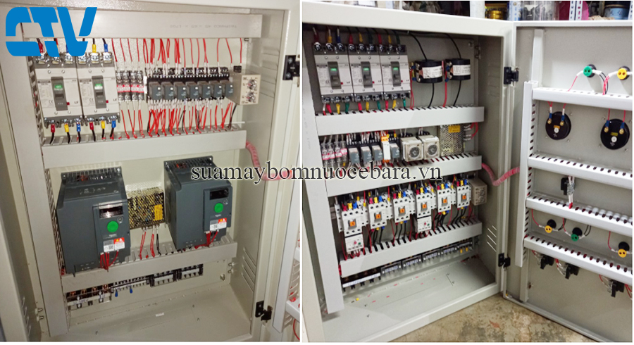 Tủ điện điều khiển hệ thống máy bơm công nghiệp