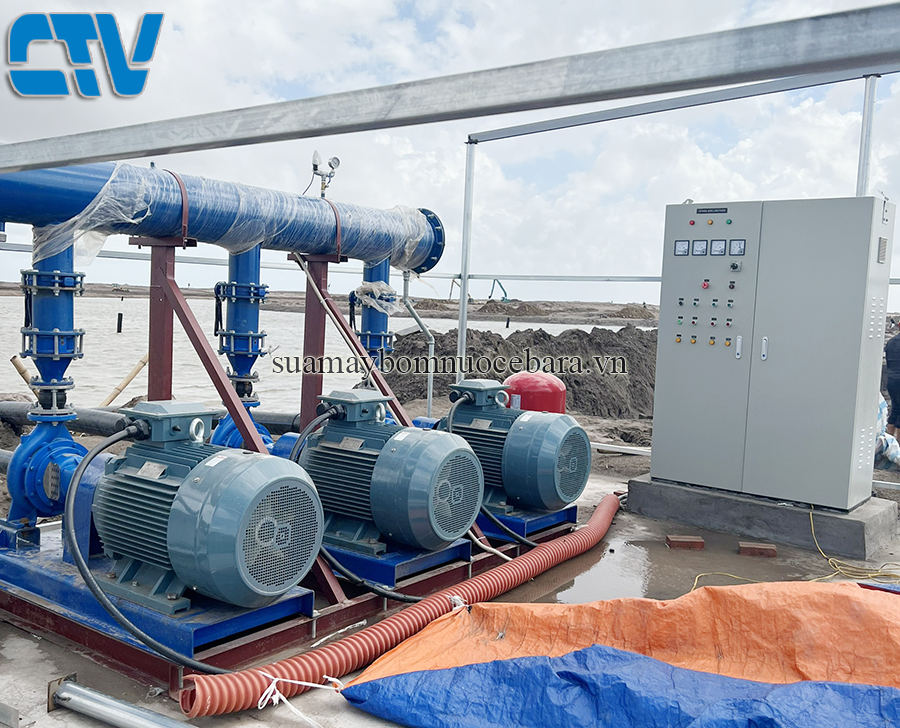Tủ điện biến tần 75Kw điều khiển cụm máy bơm công nghiệp