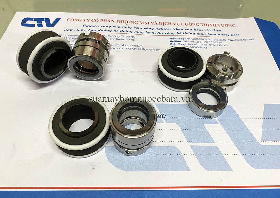 Phớt bơm hoá chất, bơm chân không (phớt cơ khí) type 606-25F44