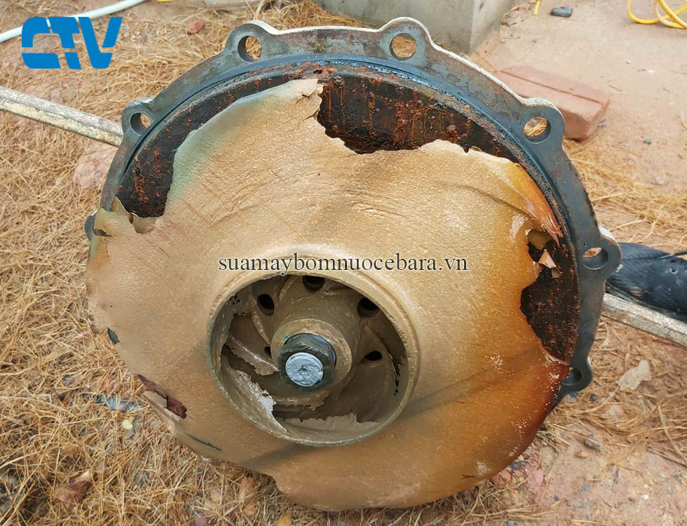 Cánh máy bơm nước ebara gia công theo yêu cầu inox 304