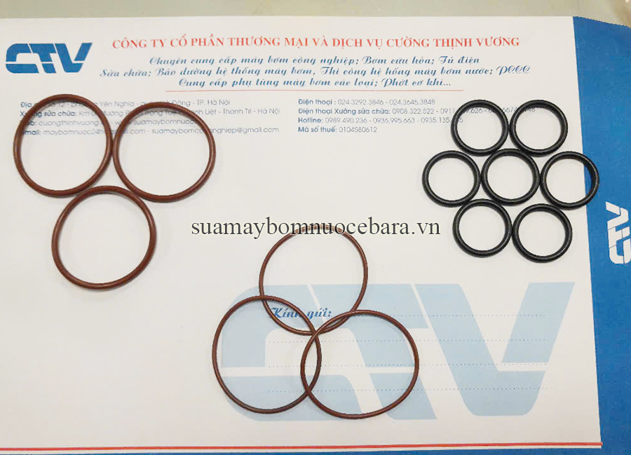 Oring - Gioăng chỉ tròn cao su