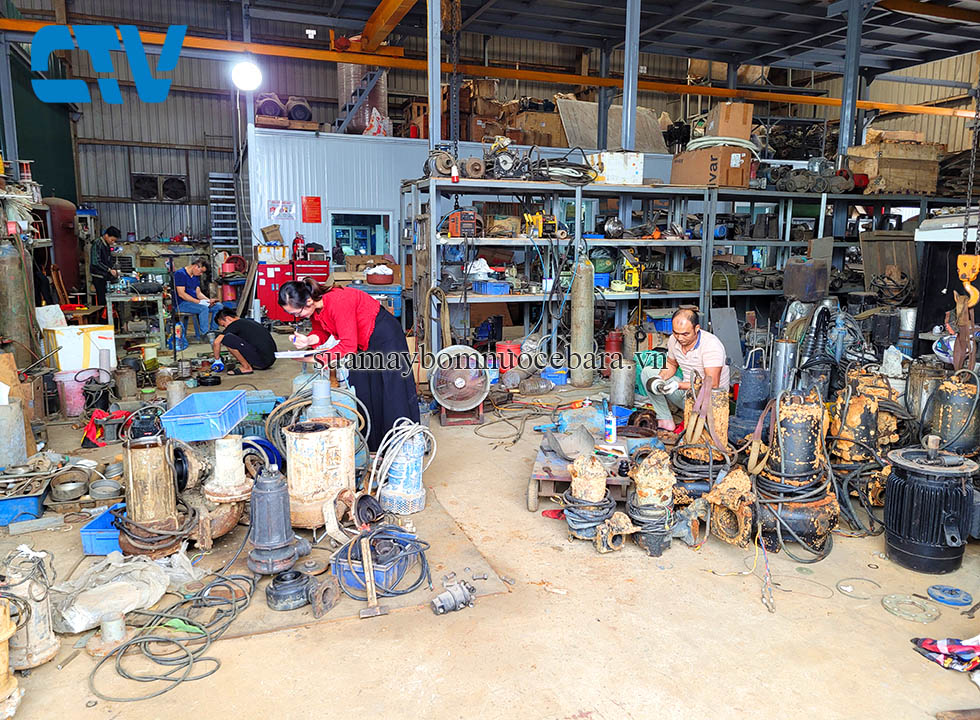 Sửa chữa máy bơm chìm Ebara uy tín tại miền Bắc, giá tốt